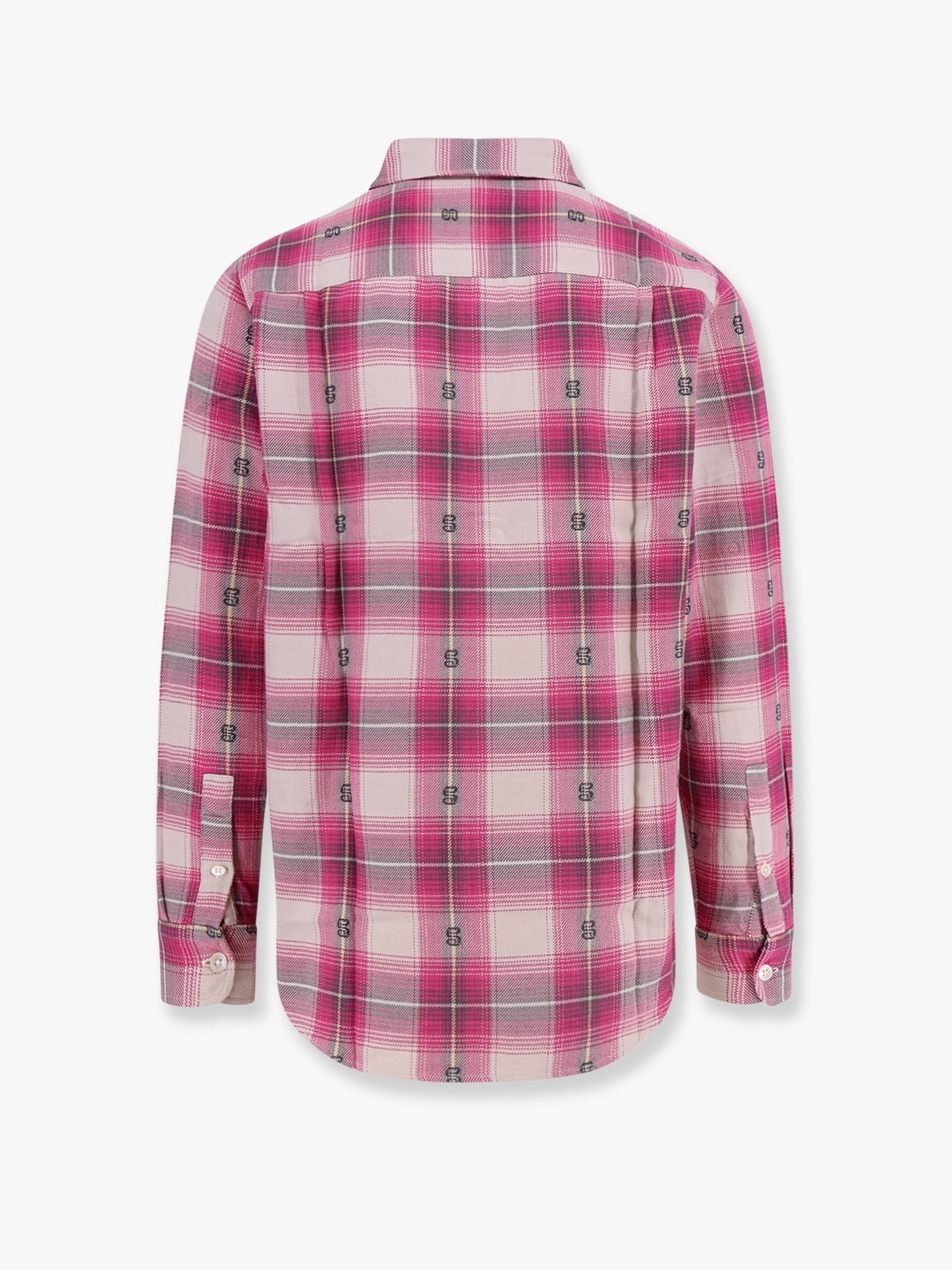 STUSSY Cotton shirt with plaid motif