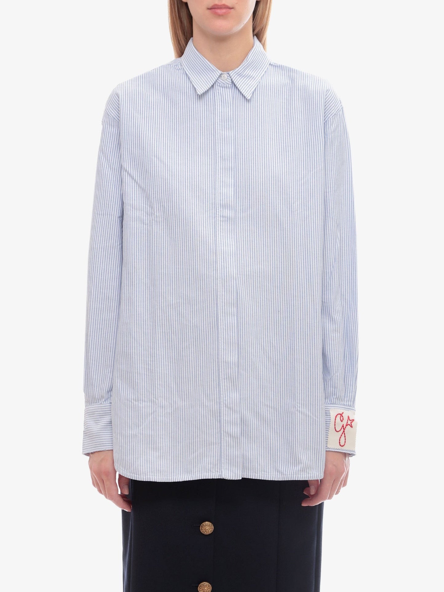 Golden Goose Deluxe Brand Cotton shirt with striped motif