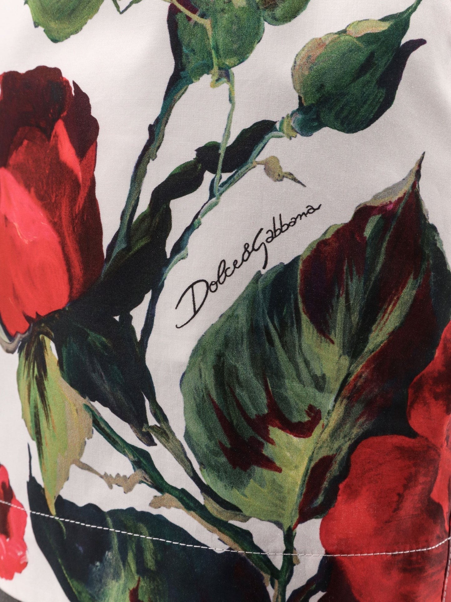 DOLCE e GABBANA Cotton shorts with iconic print