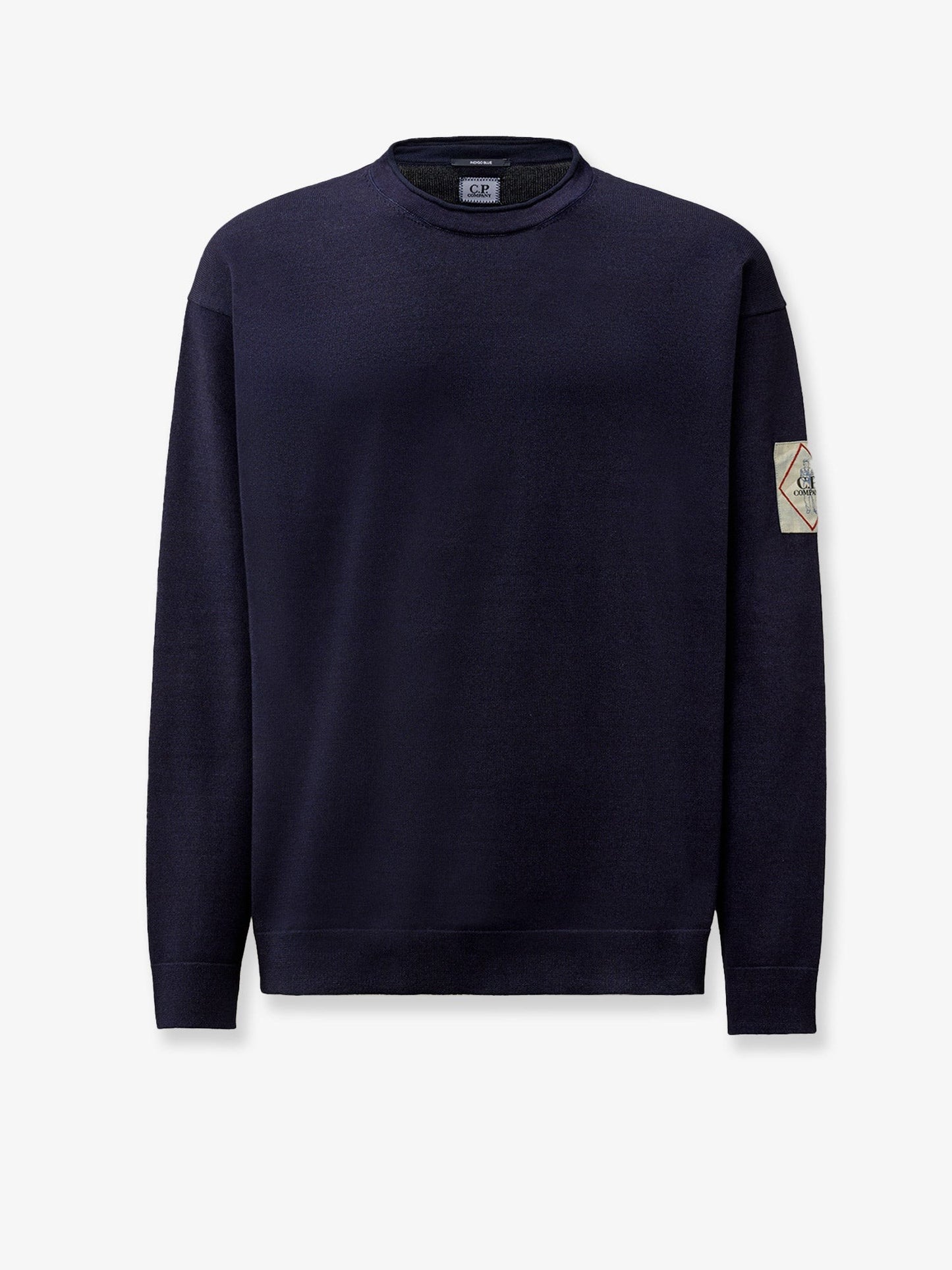 C.P.COMPANY Cotton sweater with Logo patch