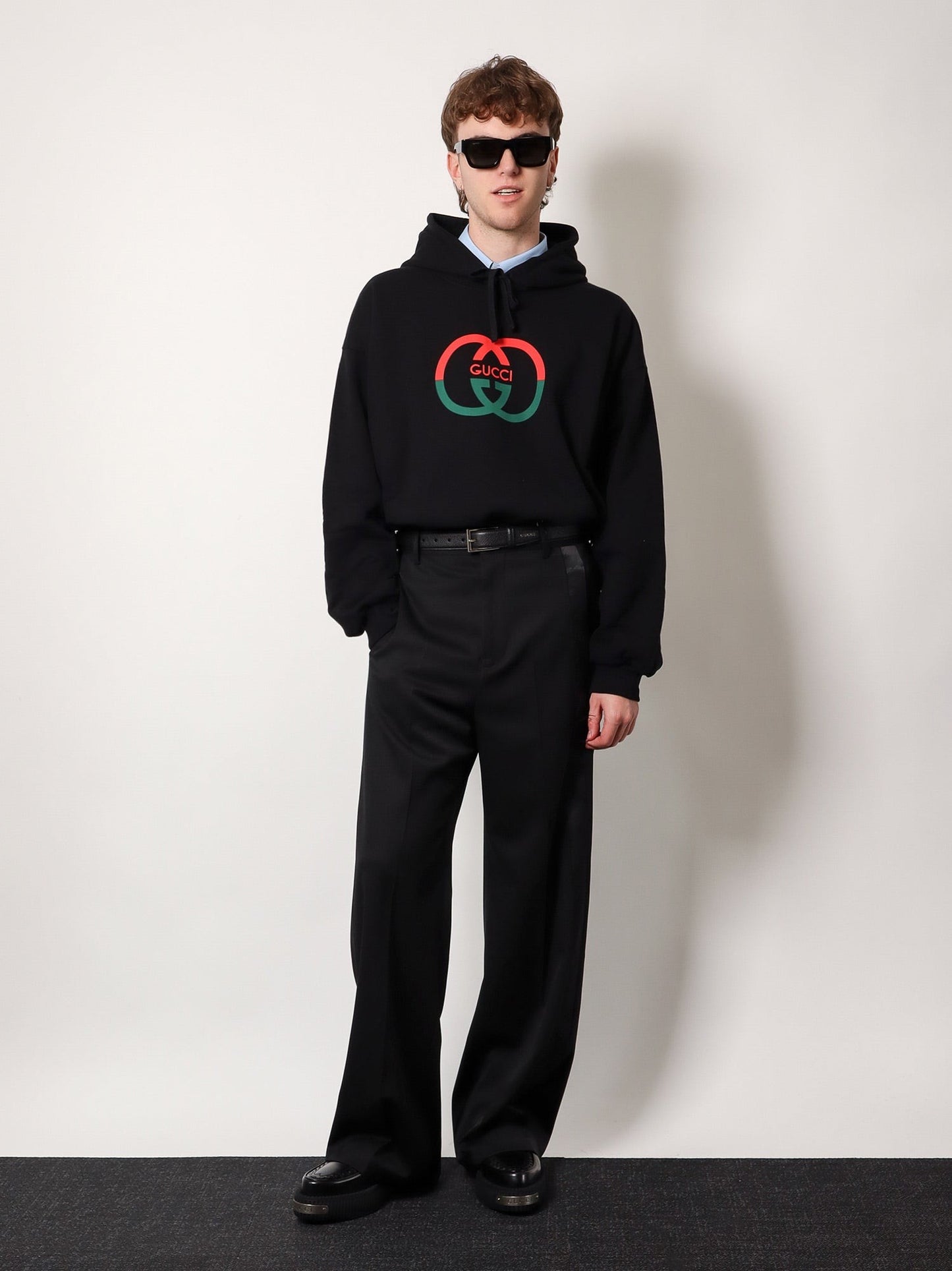 Gucci Cotton sweatshirt with frontal logo