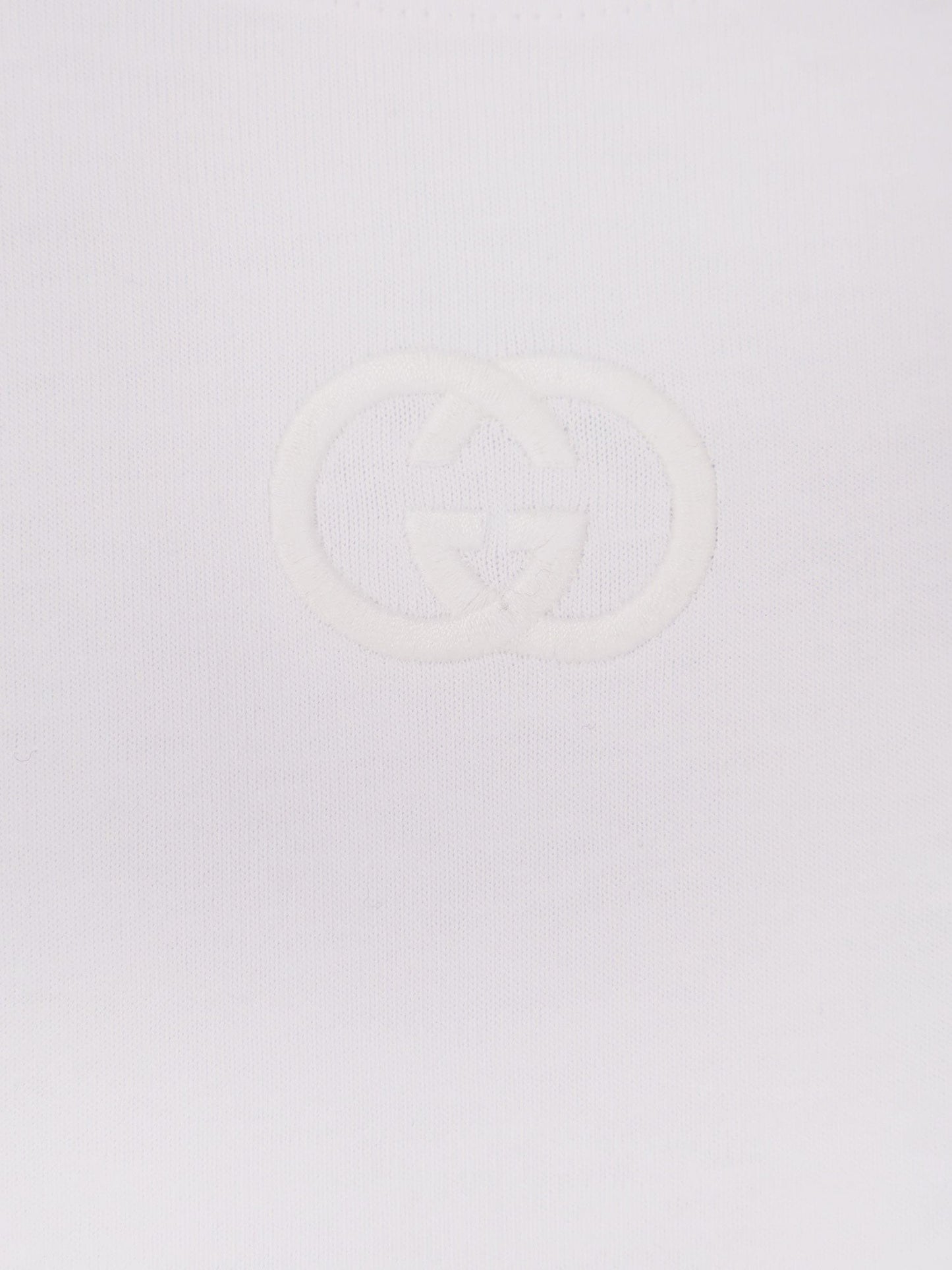 Gucci Cotton t-shirt with GG Incrocio logo on the front