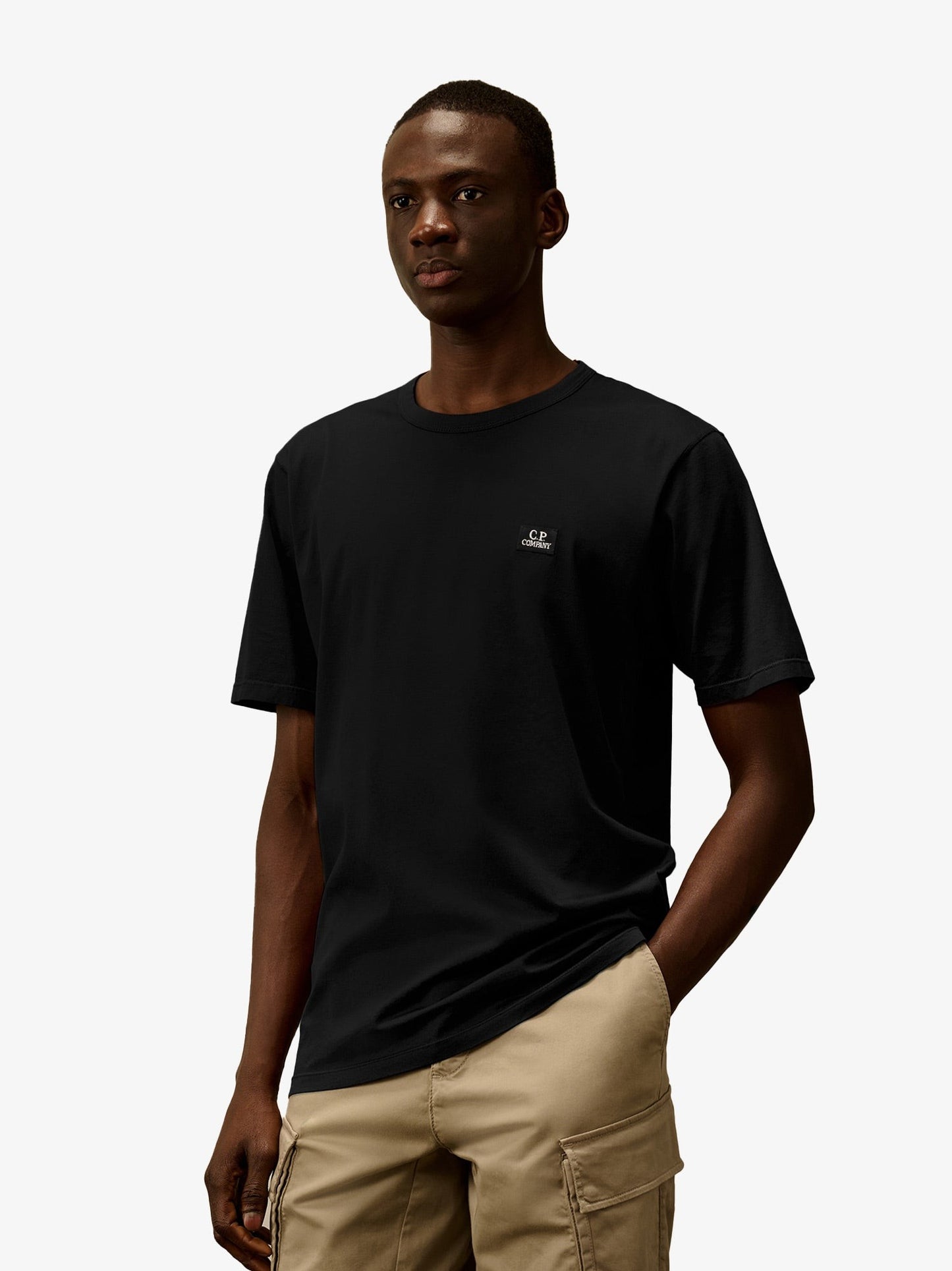 C.P.COMPANY Cotton t-shirt with Logo patch