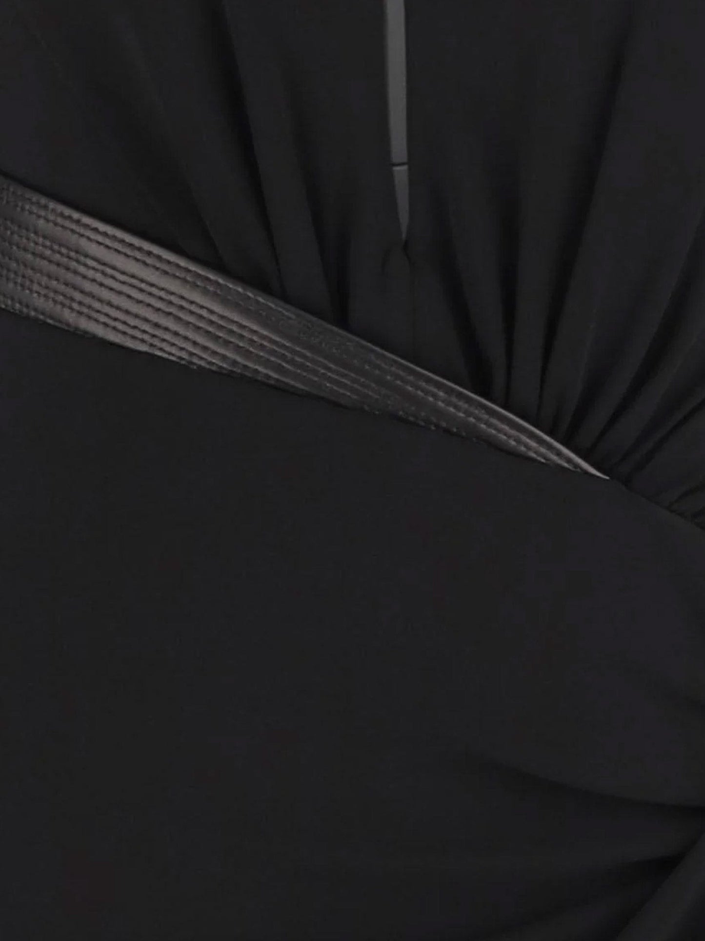 Versace Crepe mini dress with V-neckline