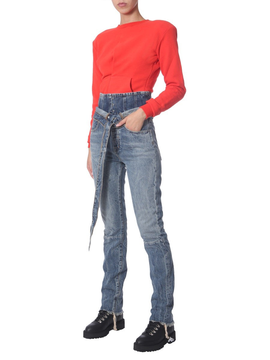 UNRAVEL CREW NECK SWEATSHIRT