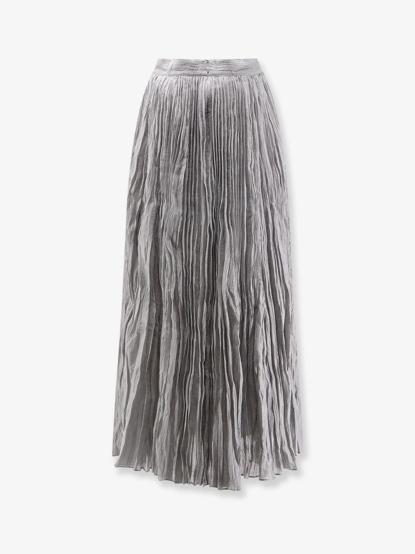 TOTEME Crinkled Plissé cotton skirt
