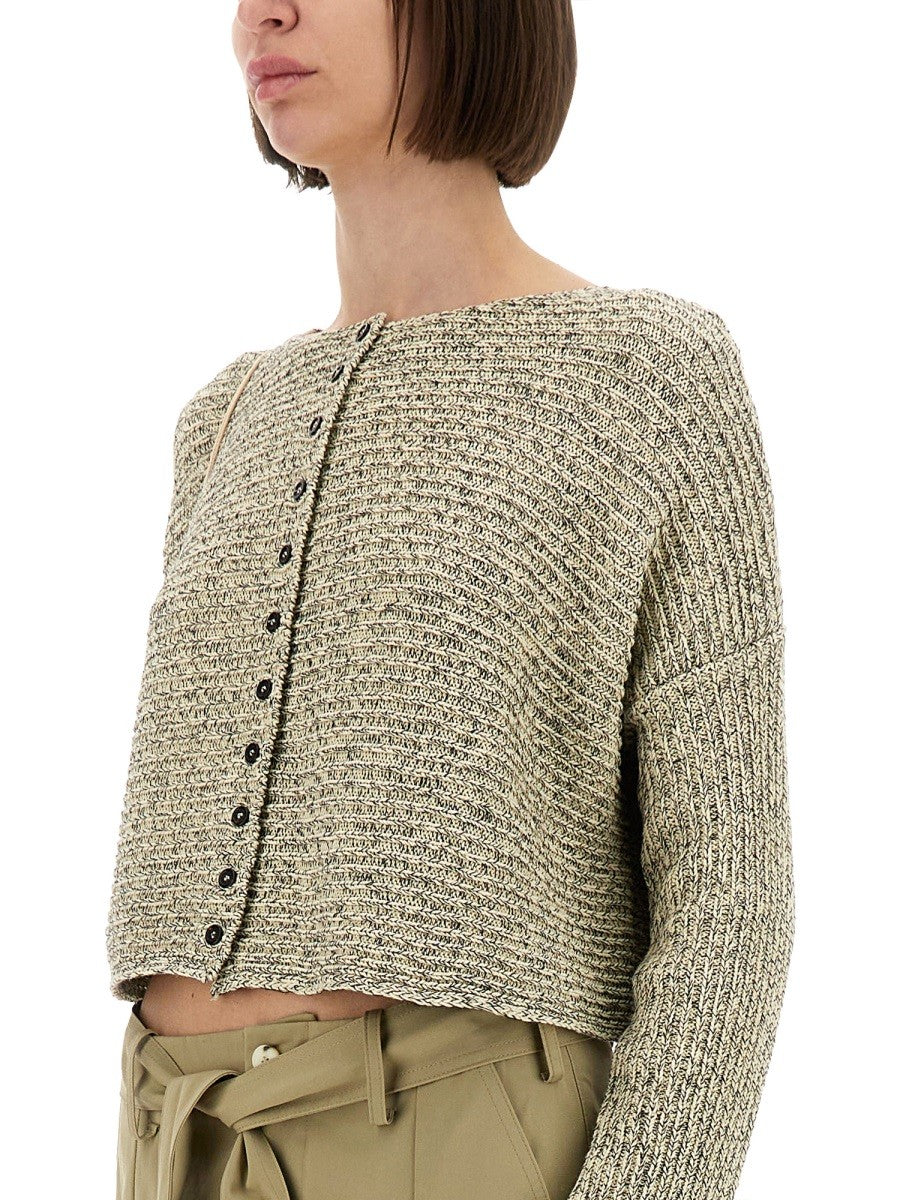 ALYSI CROPPED CARDIGAN