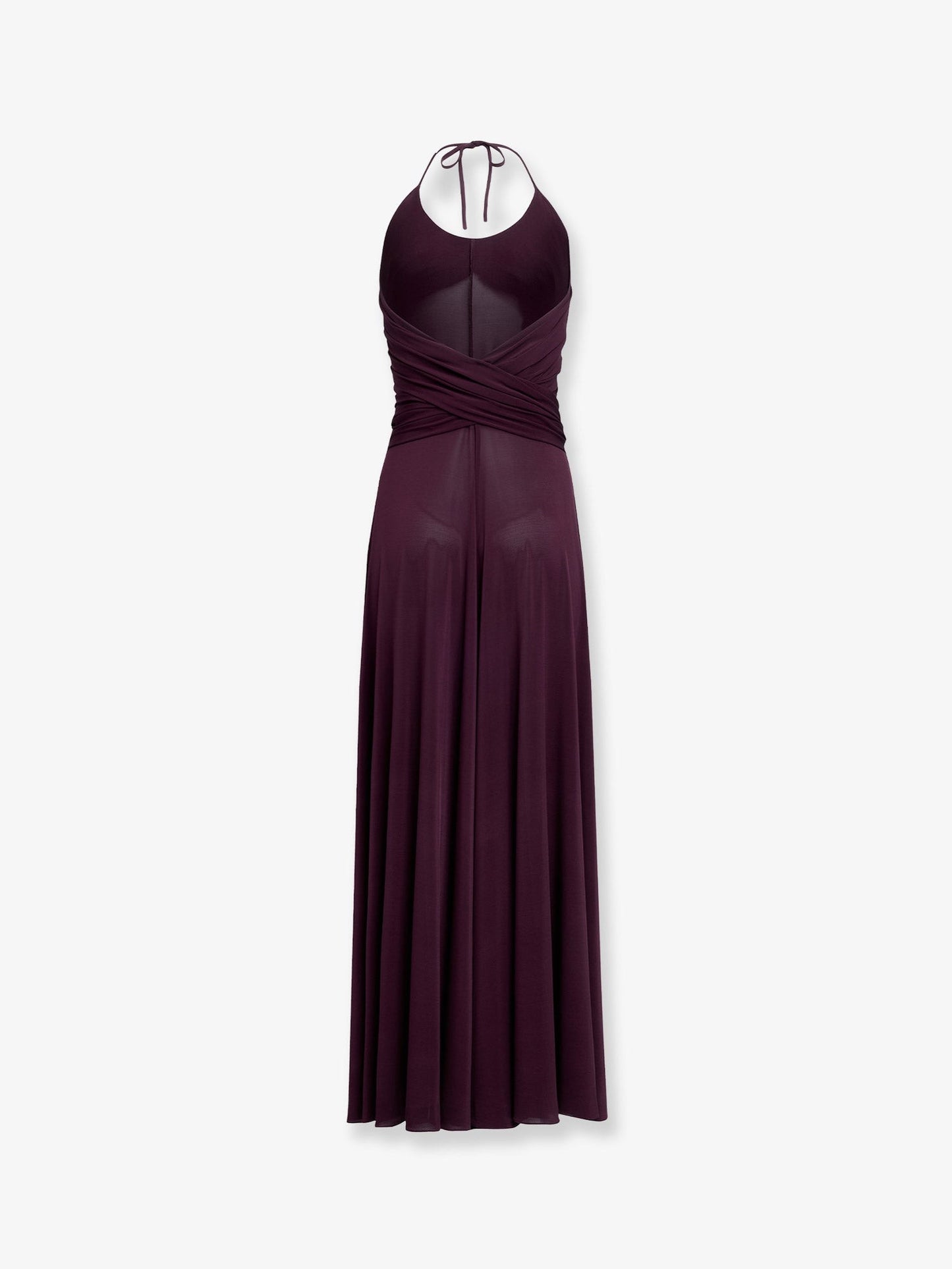 ALAIA Cross Dress viscose long dress