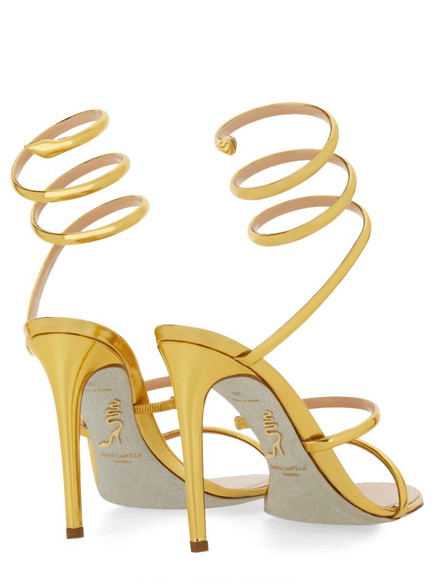 RENE CAOVILLA LEATHER PUMPS