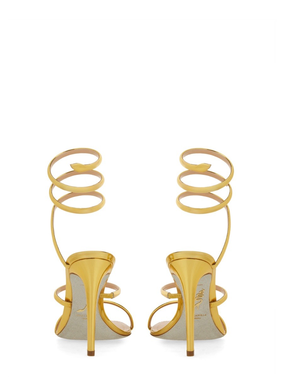 RENE CAOVILLA LEATHER PUMPS