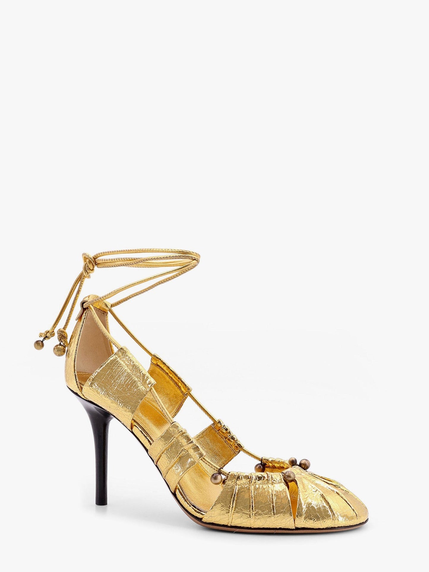 CHLOE' Décolleté luna in pelle gold