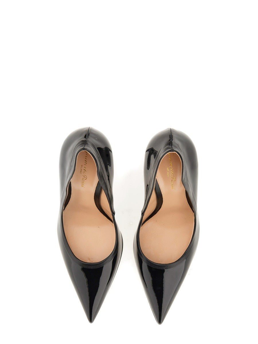 GIANVITO ROSSI DÈCOLLETÉ TUXEDO
