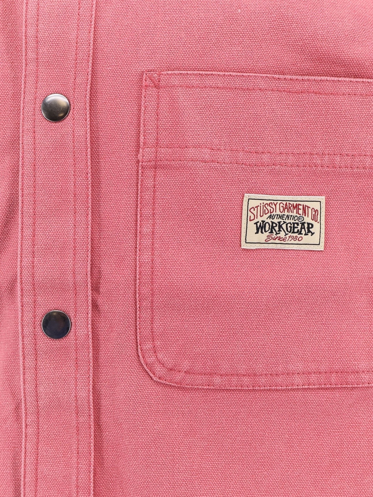 STUSSY Denim jacket with logo