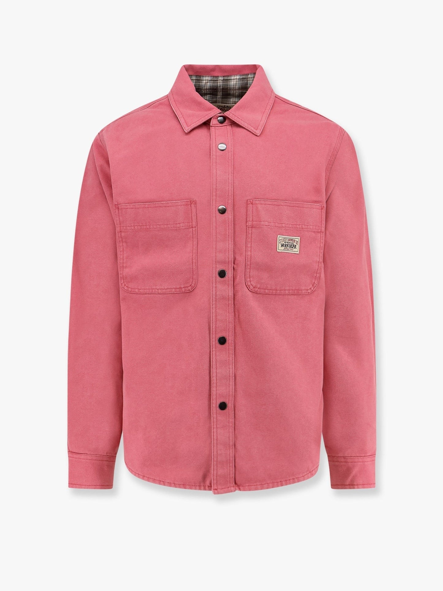STUSSY Denim jacket with logo