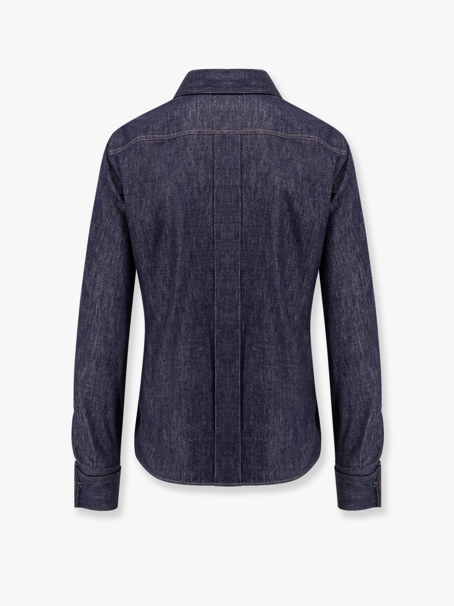 Brunello Cucinelli Denim shirt with contrasting stitching