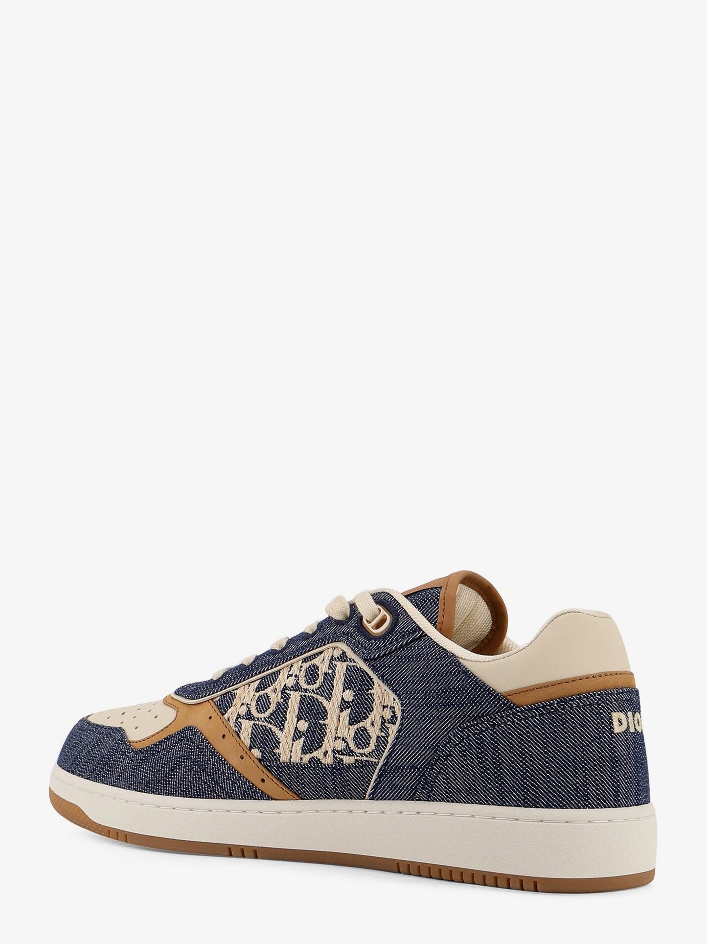 Dior DH SN B27 Uptow denim and leather sneakers