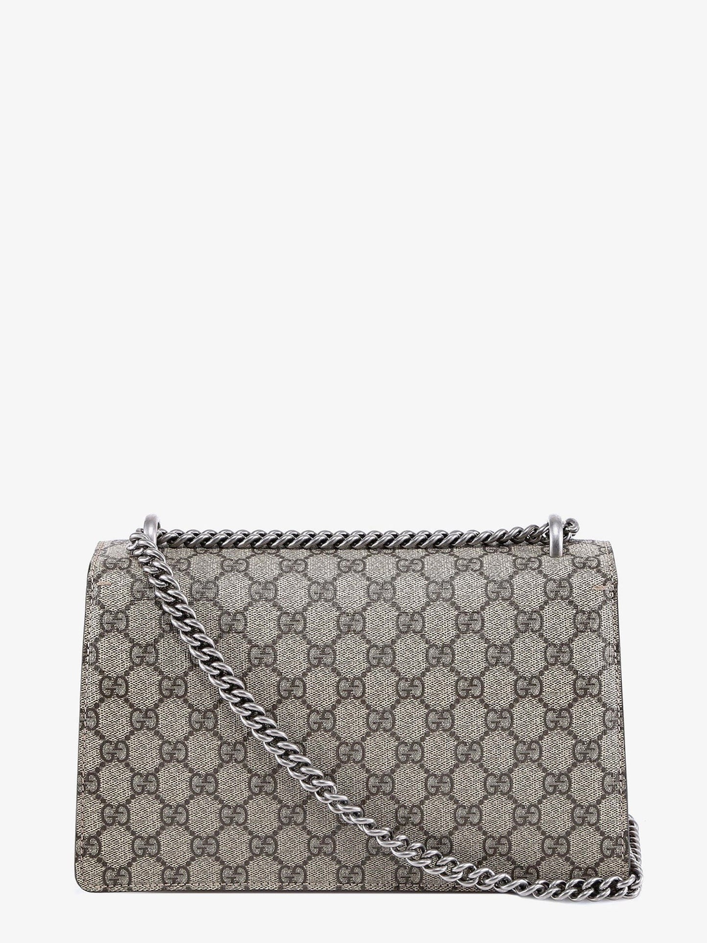 Gucci Dionysus gg supreme fabric and suede shoulder bag