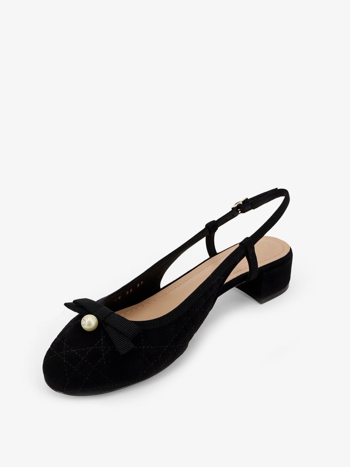 Dior Dior Ballet Cannage Quilted slingback pumps