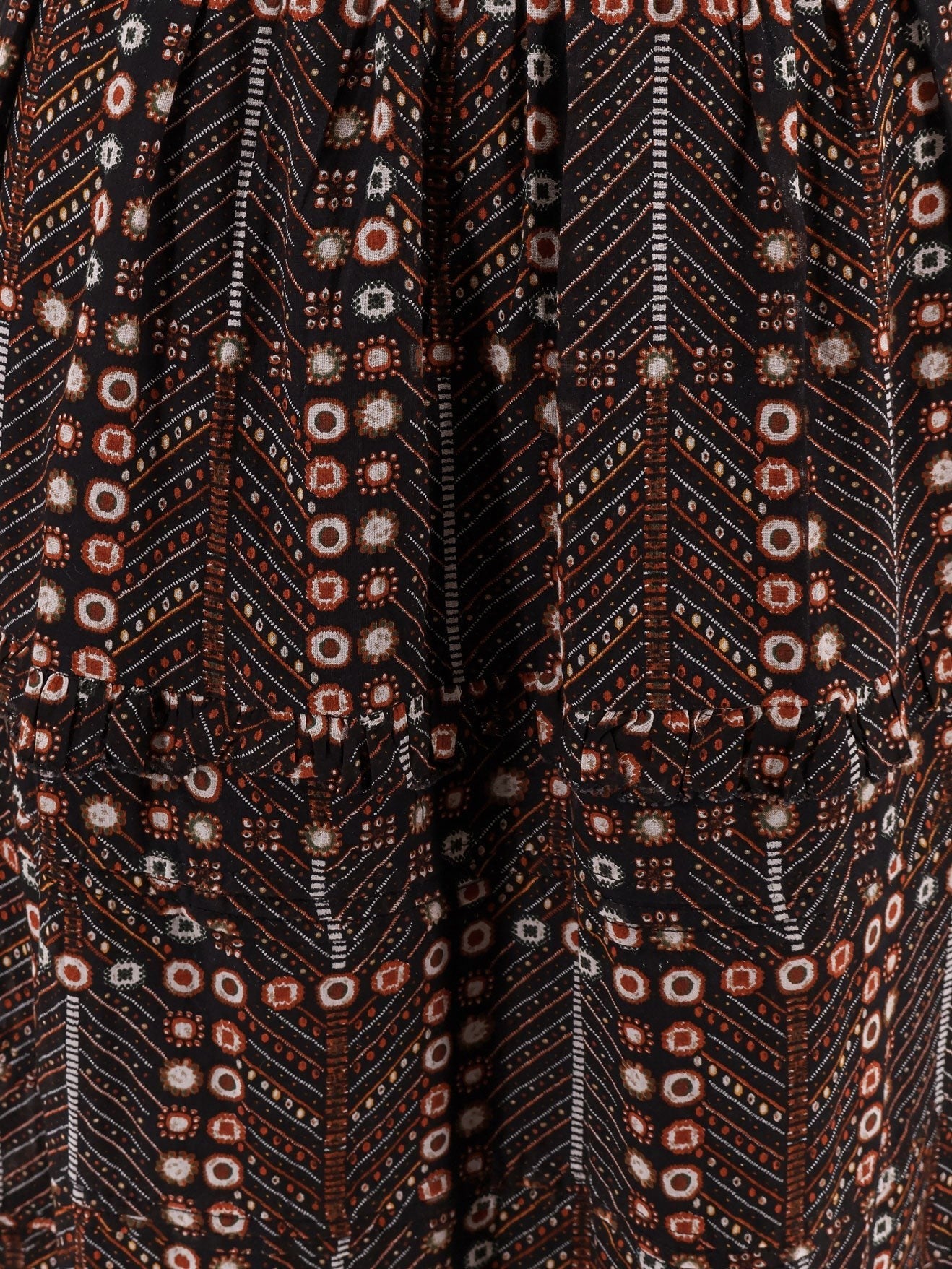 MARANT ETOILE Diya biologic cotton skirt with all-over print