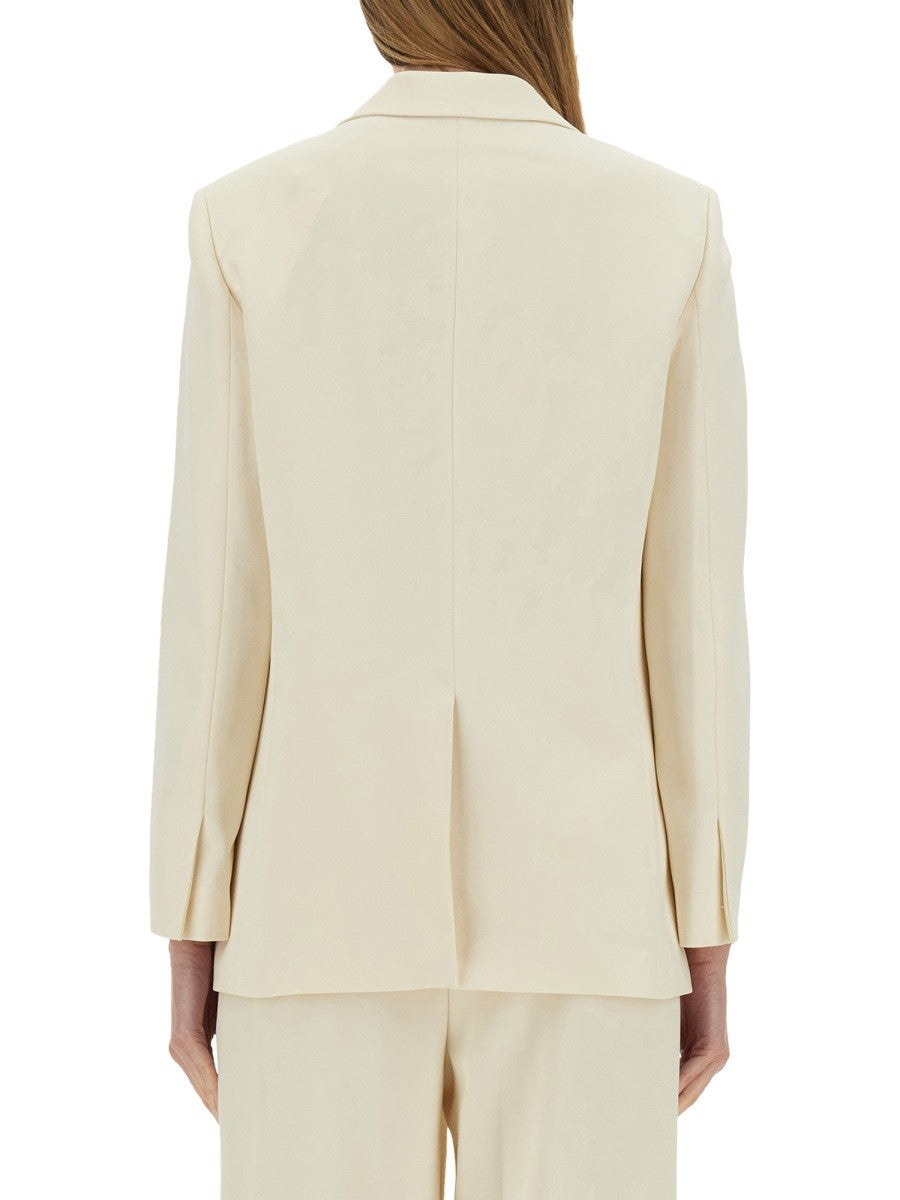 THEORY DOUBLE-BREASTED BLAZER