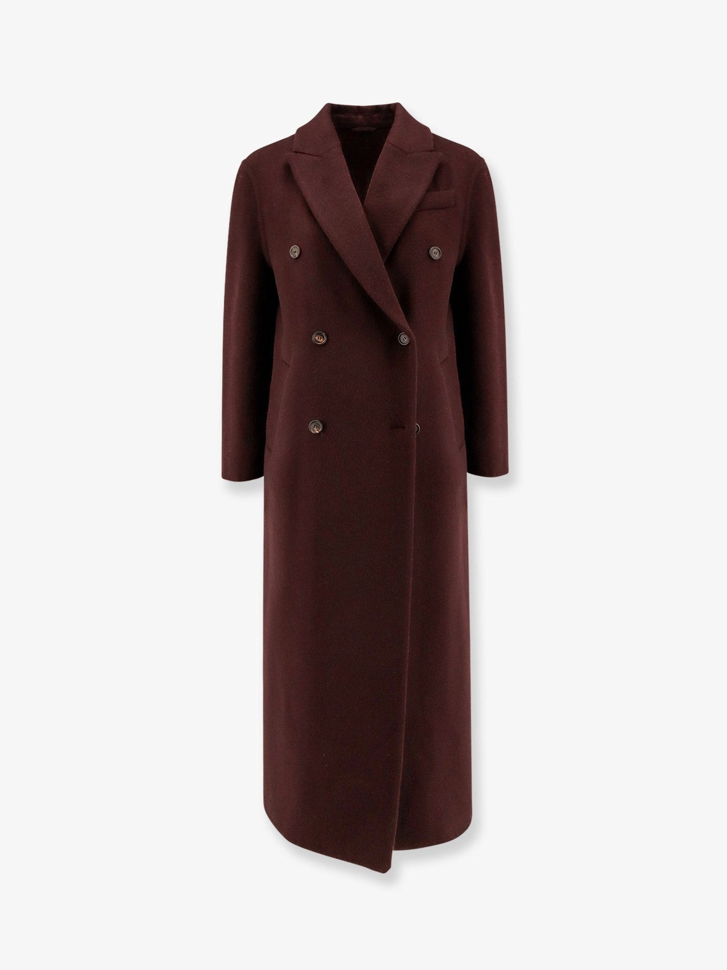 Brunello Cucinelli Double-breasted cashmere coat