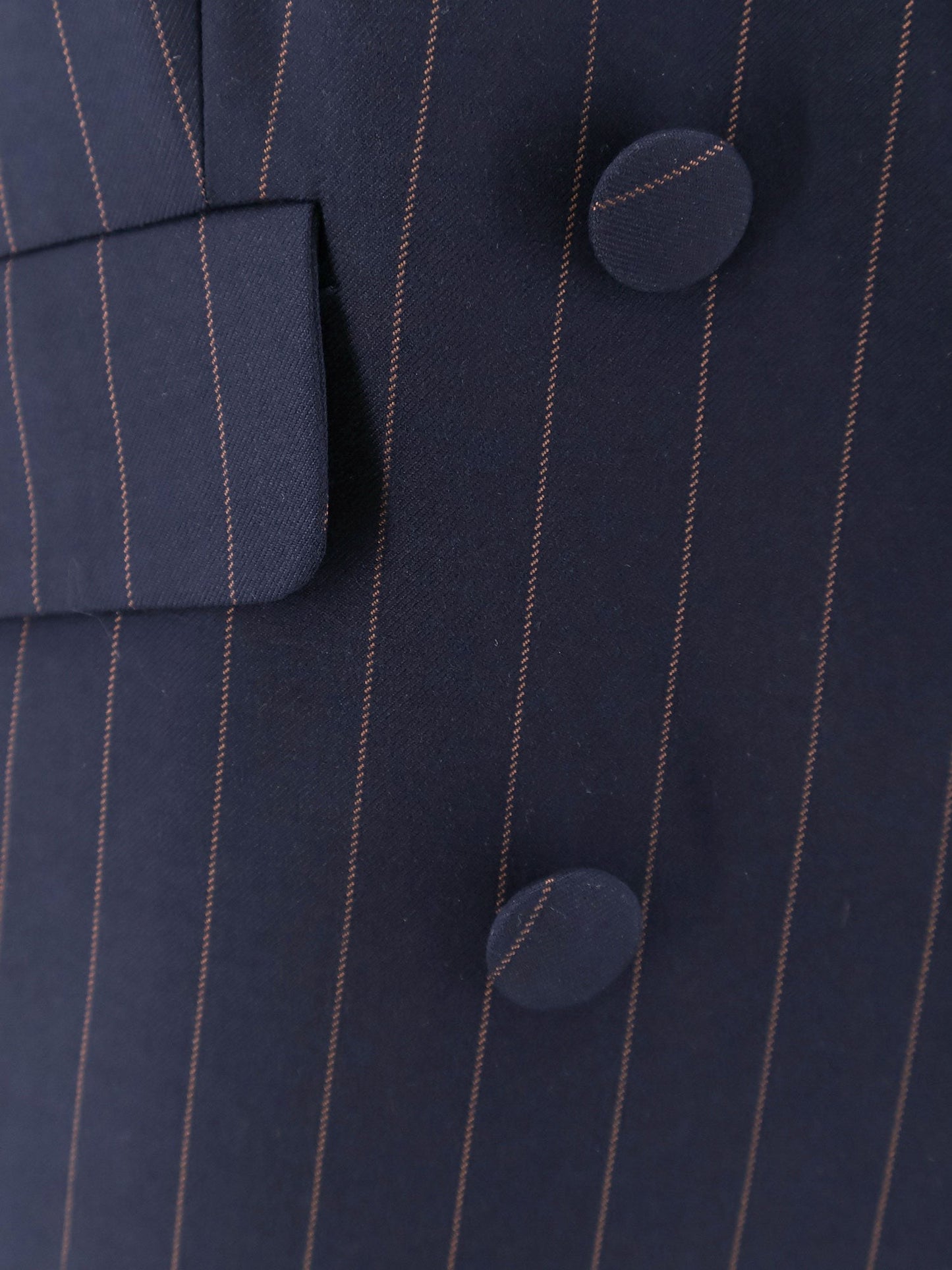 Actualee Double-breasted pinstriped blazer