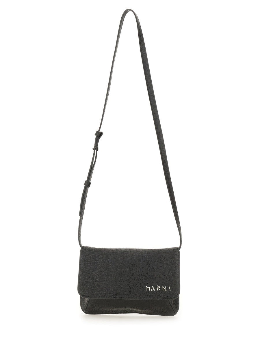 Marni DPP- LEATHER SHOULDER BAG