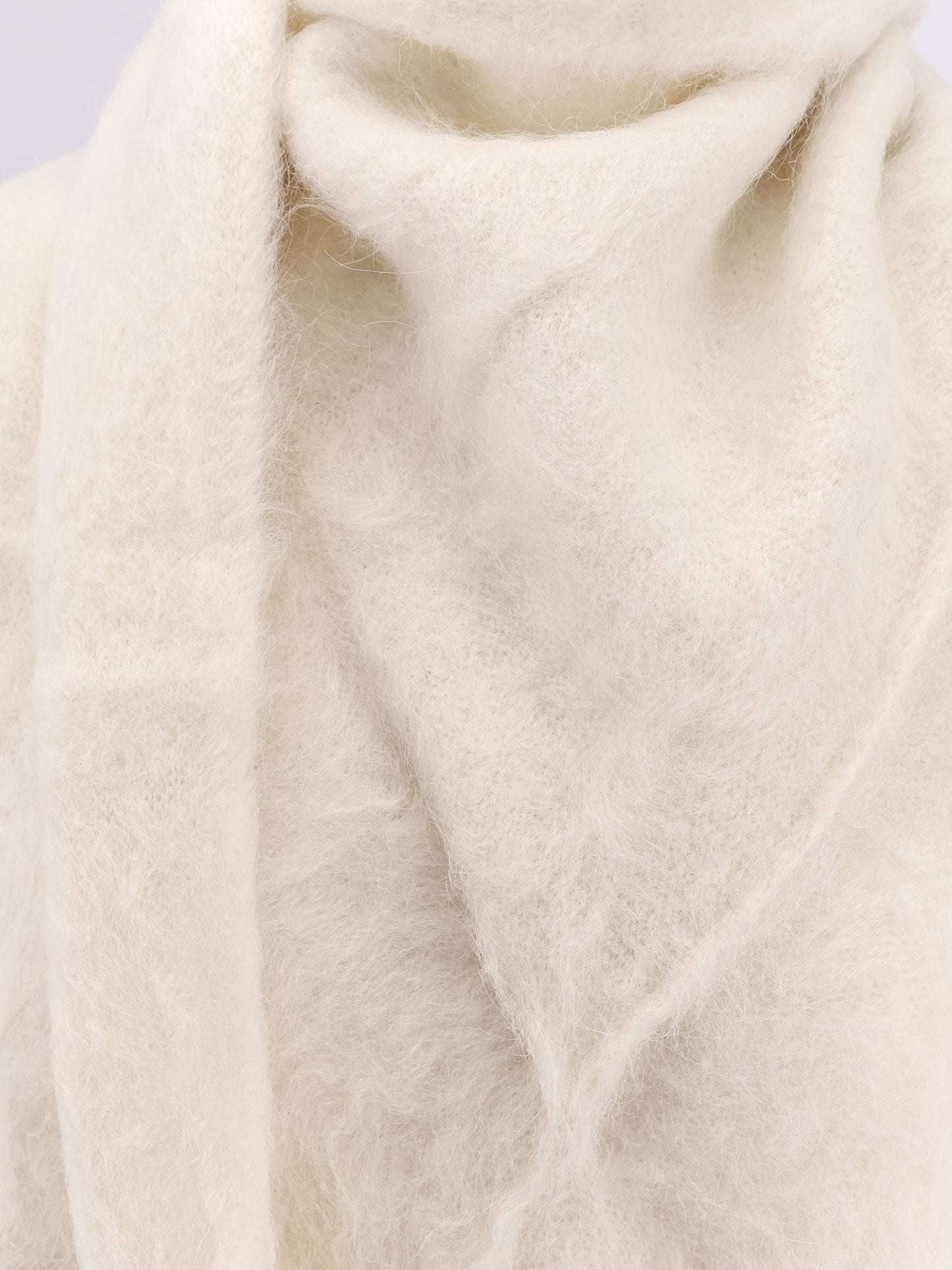 TOTEME Draped-scarf alpaca blend sweater