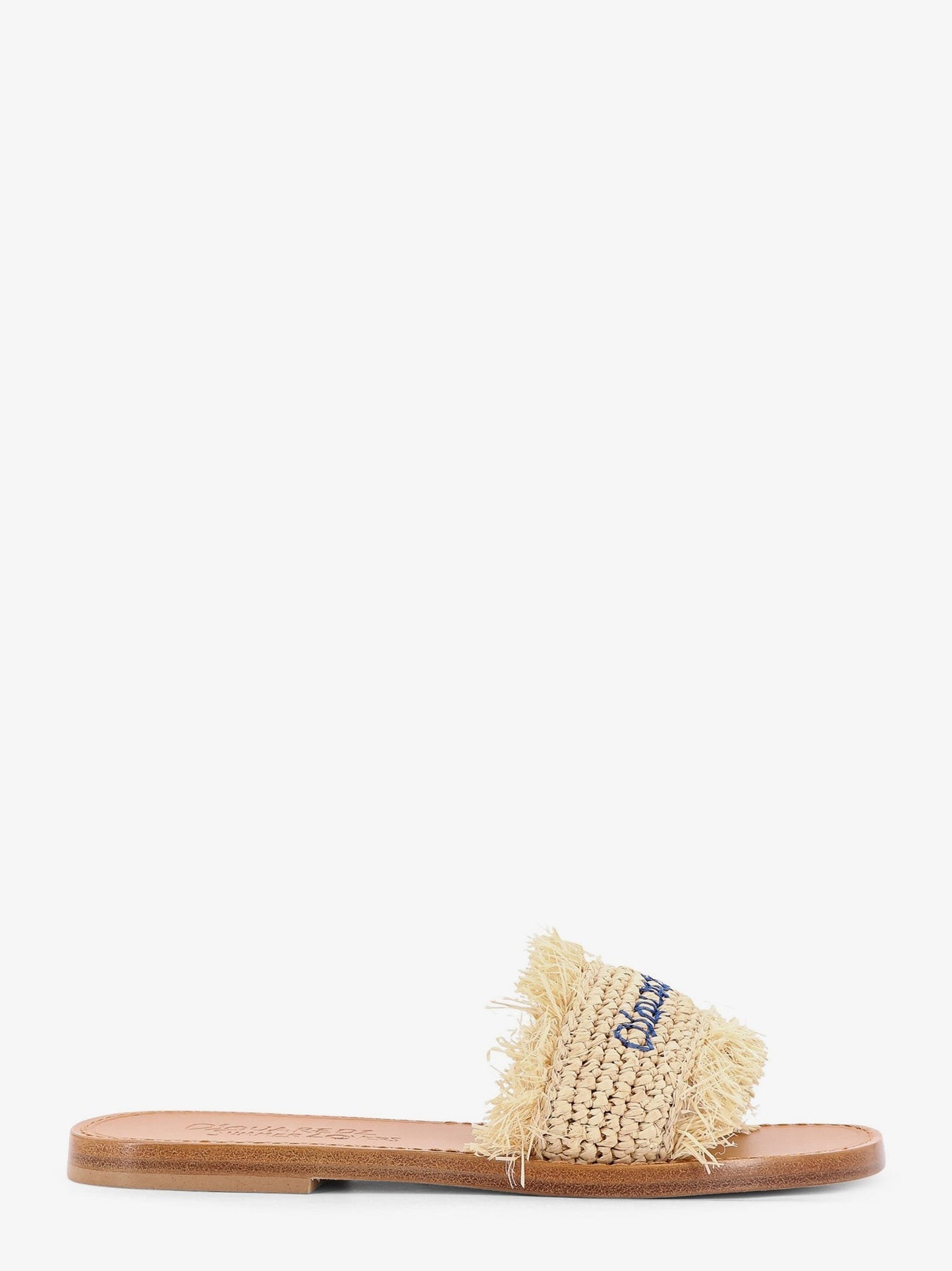 Dsquared2 Dsquared2 Summer Lovers Natural rafia flat sandals