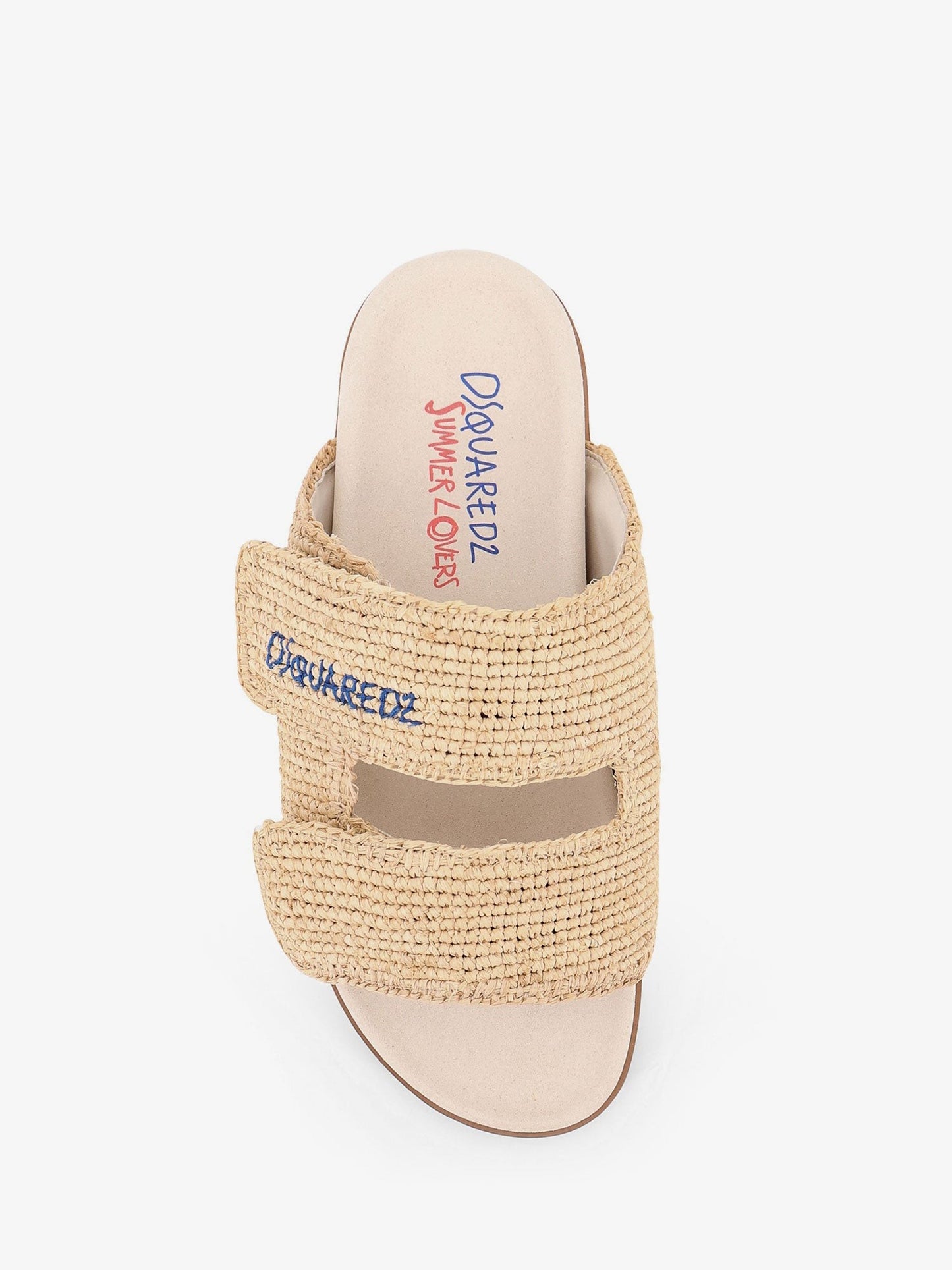 Dsquared2 Dsquared2 Summer Lovers natural rafia sandals