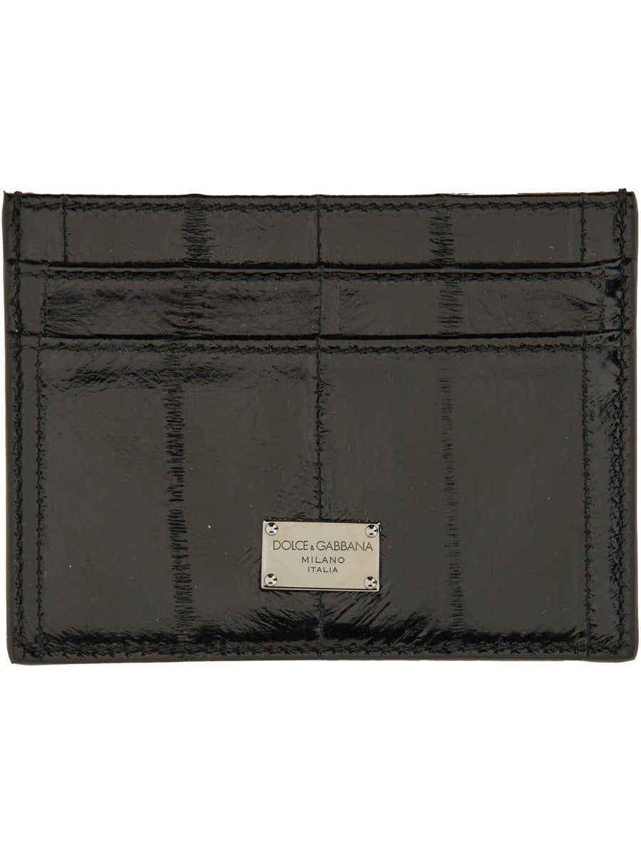 Dolce & Gabbana EEL SKIN CARD CASE