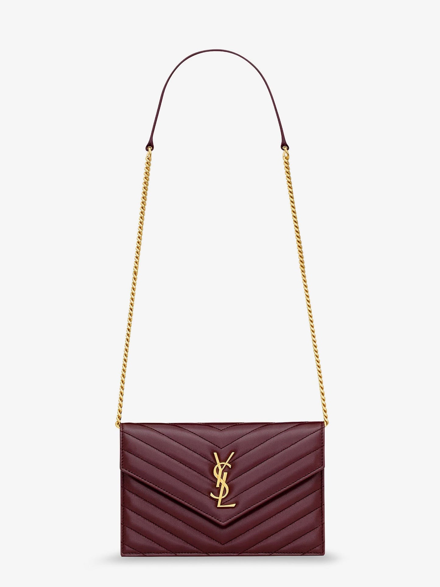 Saint Laurent Envelope leather shoulder bag