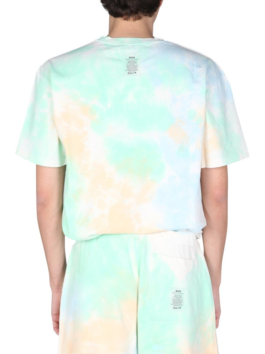 msgm "FANTASTIC GREEN" T-SHIRT