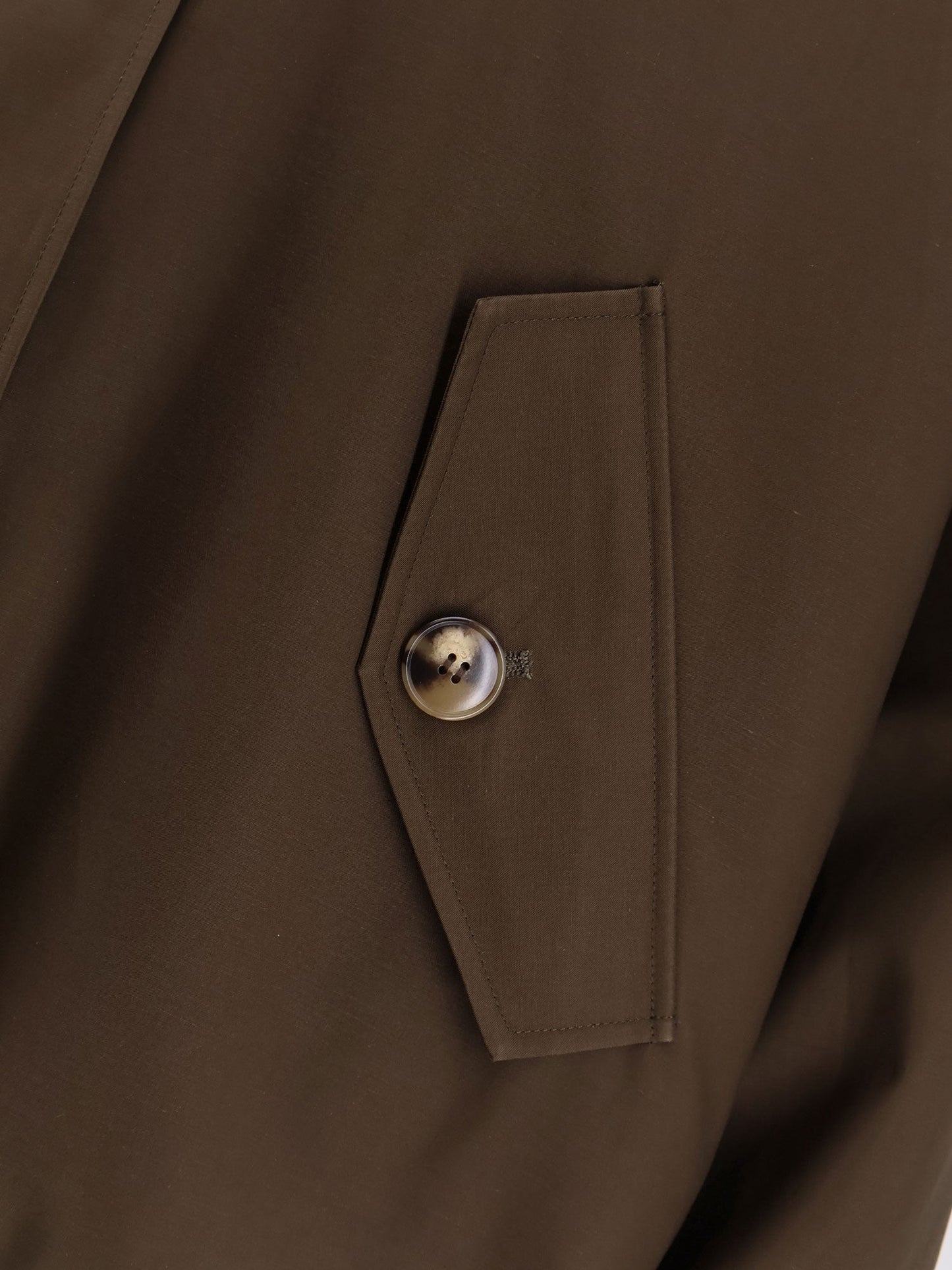 VALENTINI 1972 Faux fur jacket with nylon inserts