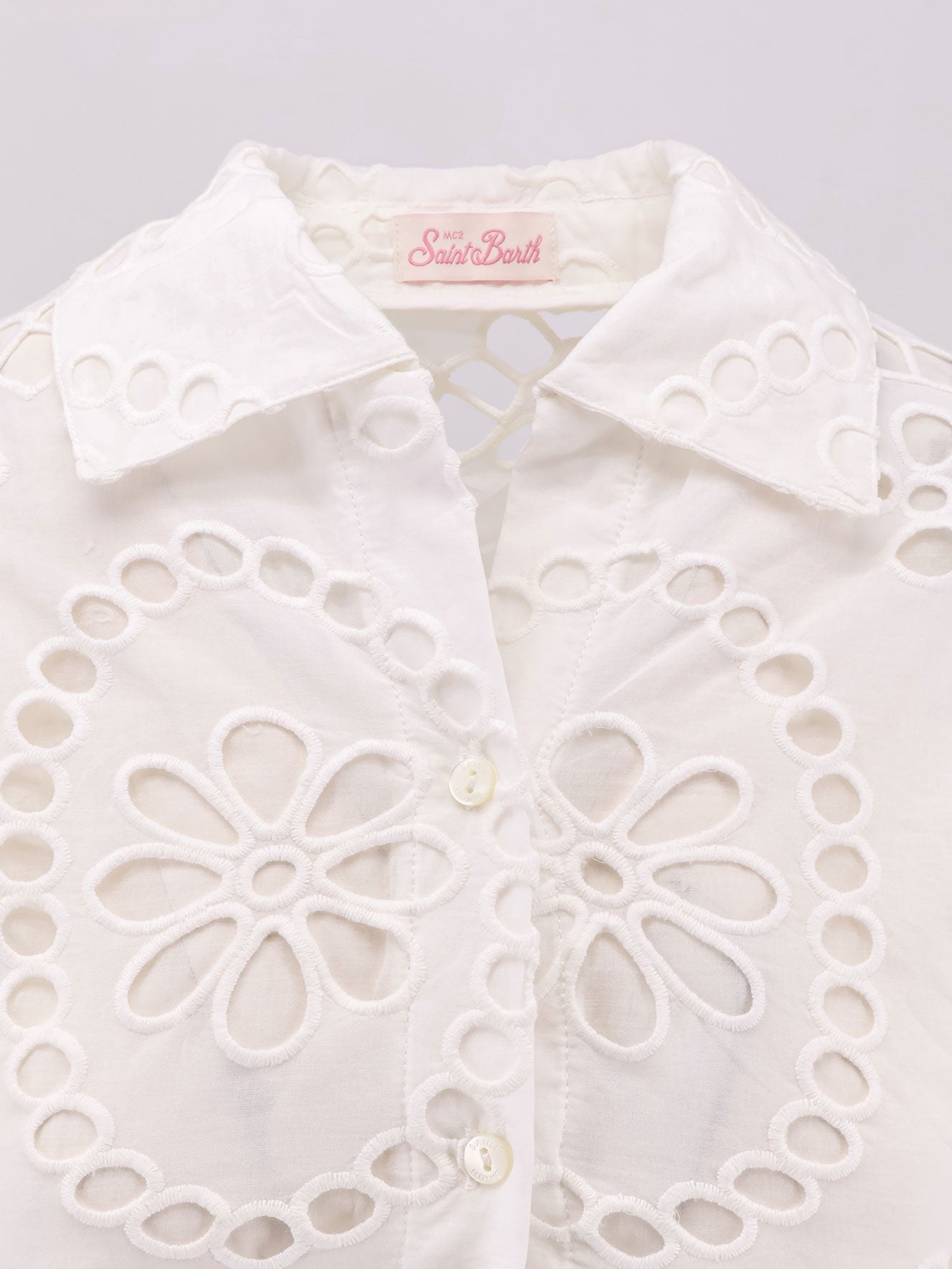 MC2 SAINT BARTH Febe sangallo cotton shirt