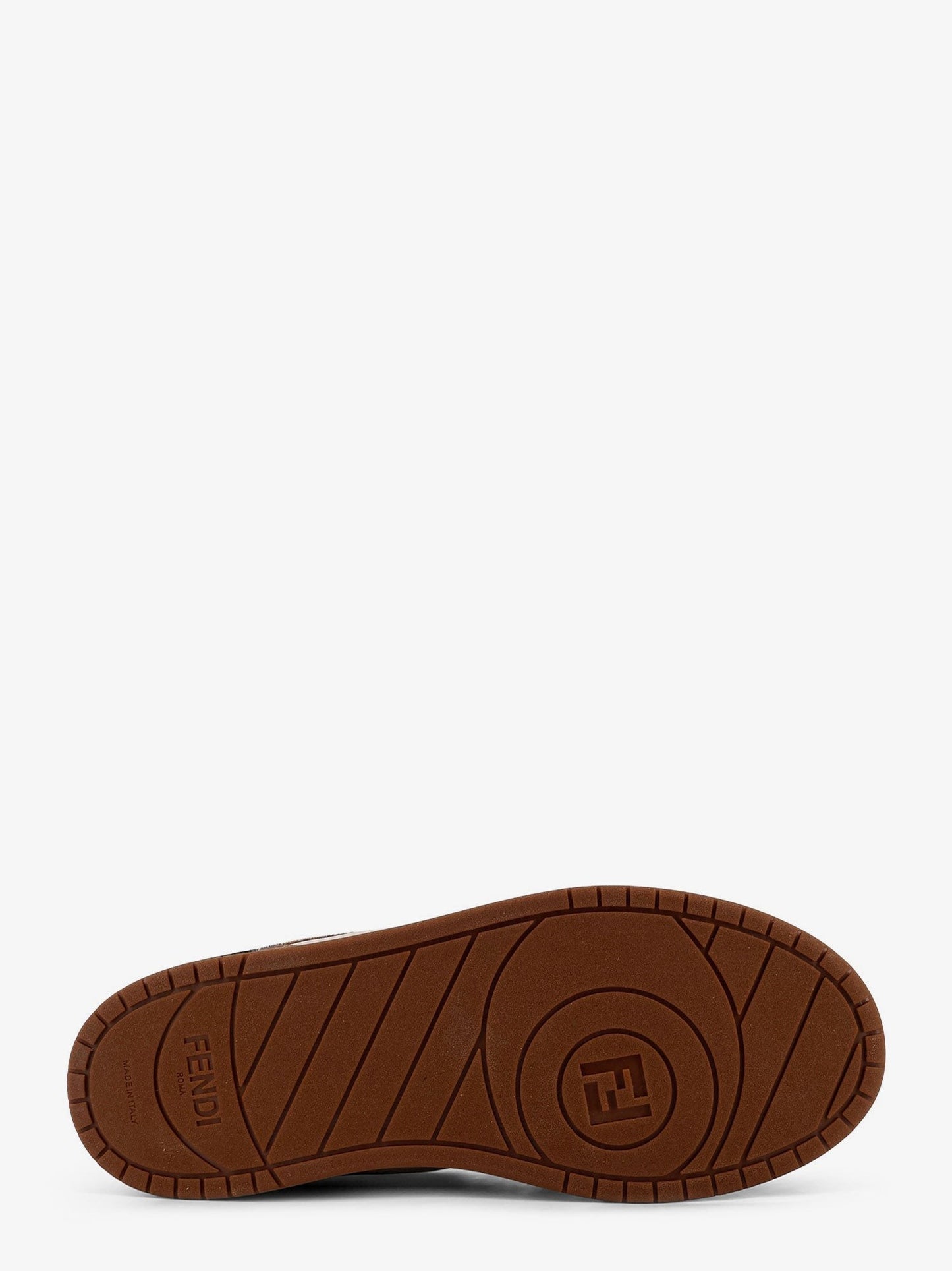 Fendi Fendi Match suede and pony skin low-top sneakers