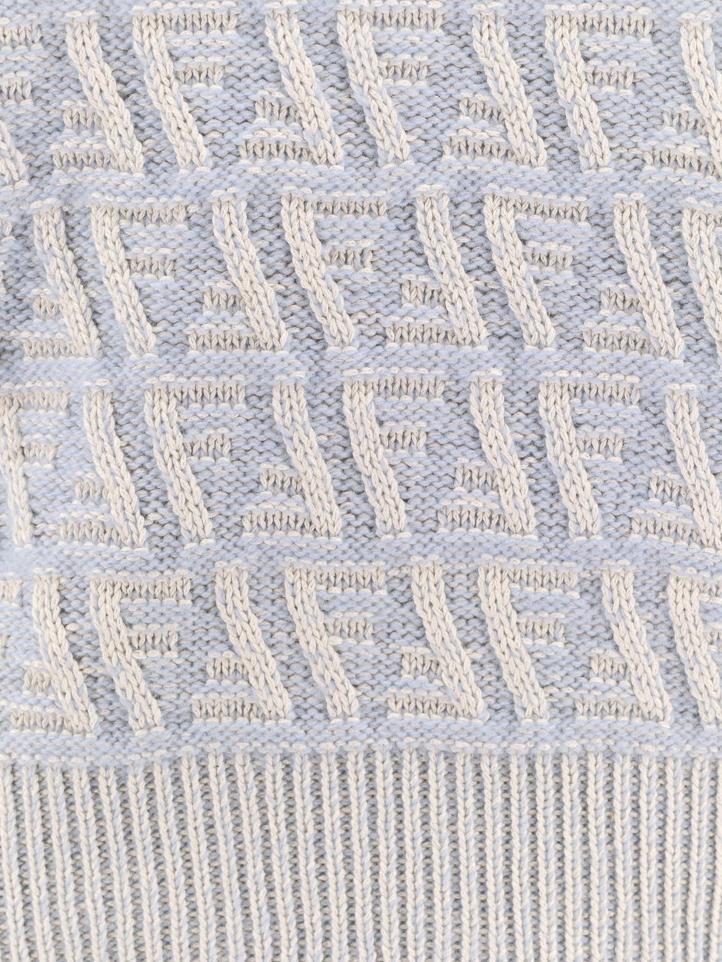 Fendi Ff wool and cashmere crop sweater