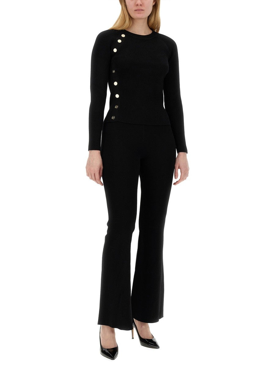 MICHAEL BY MICHAEL KORS FLARE LEGGINGS.