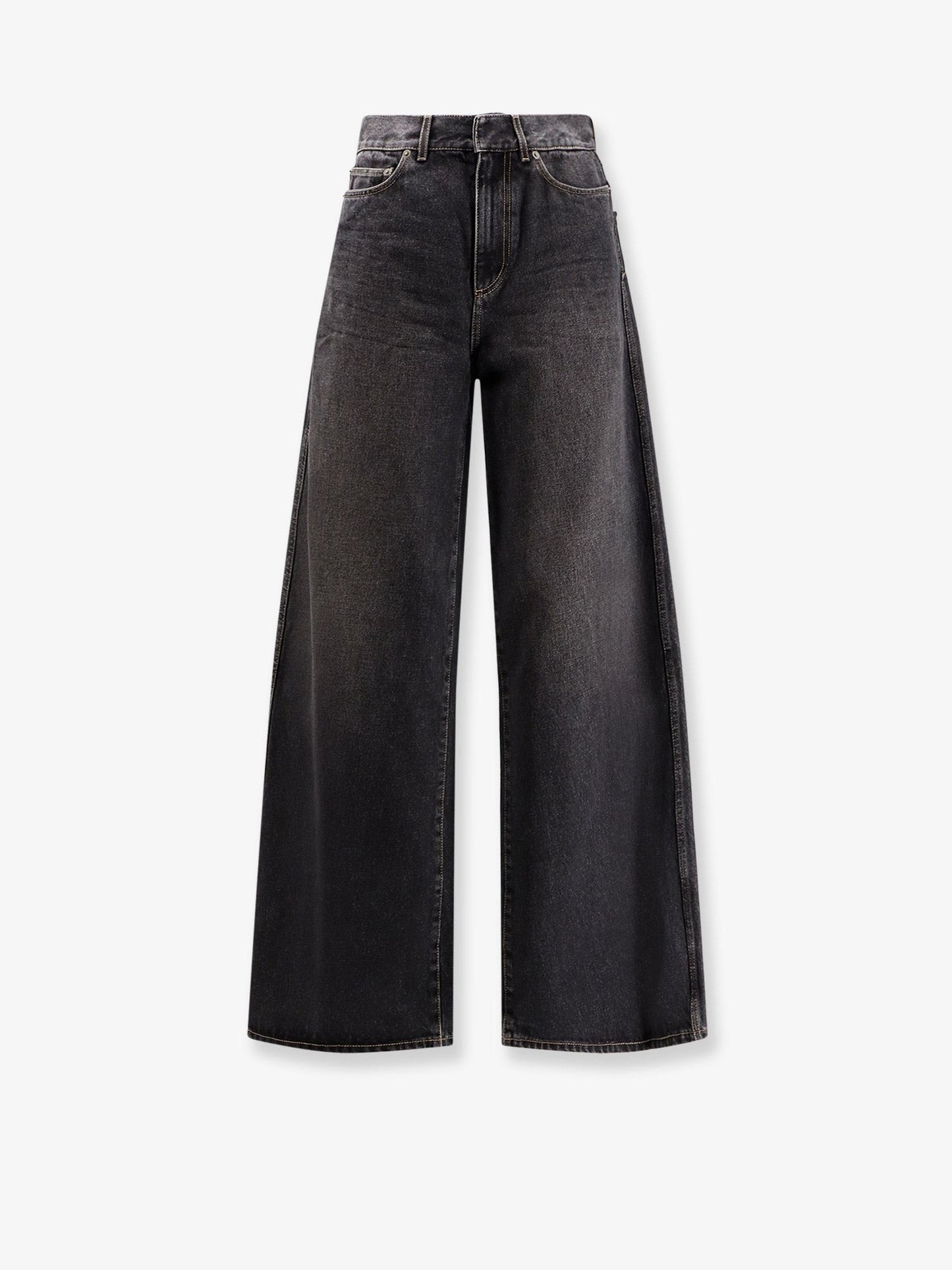 Dior Flared black stone-washed denim jeans