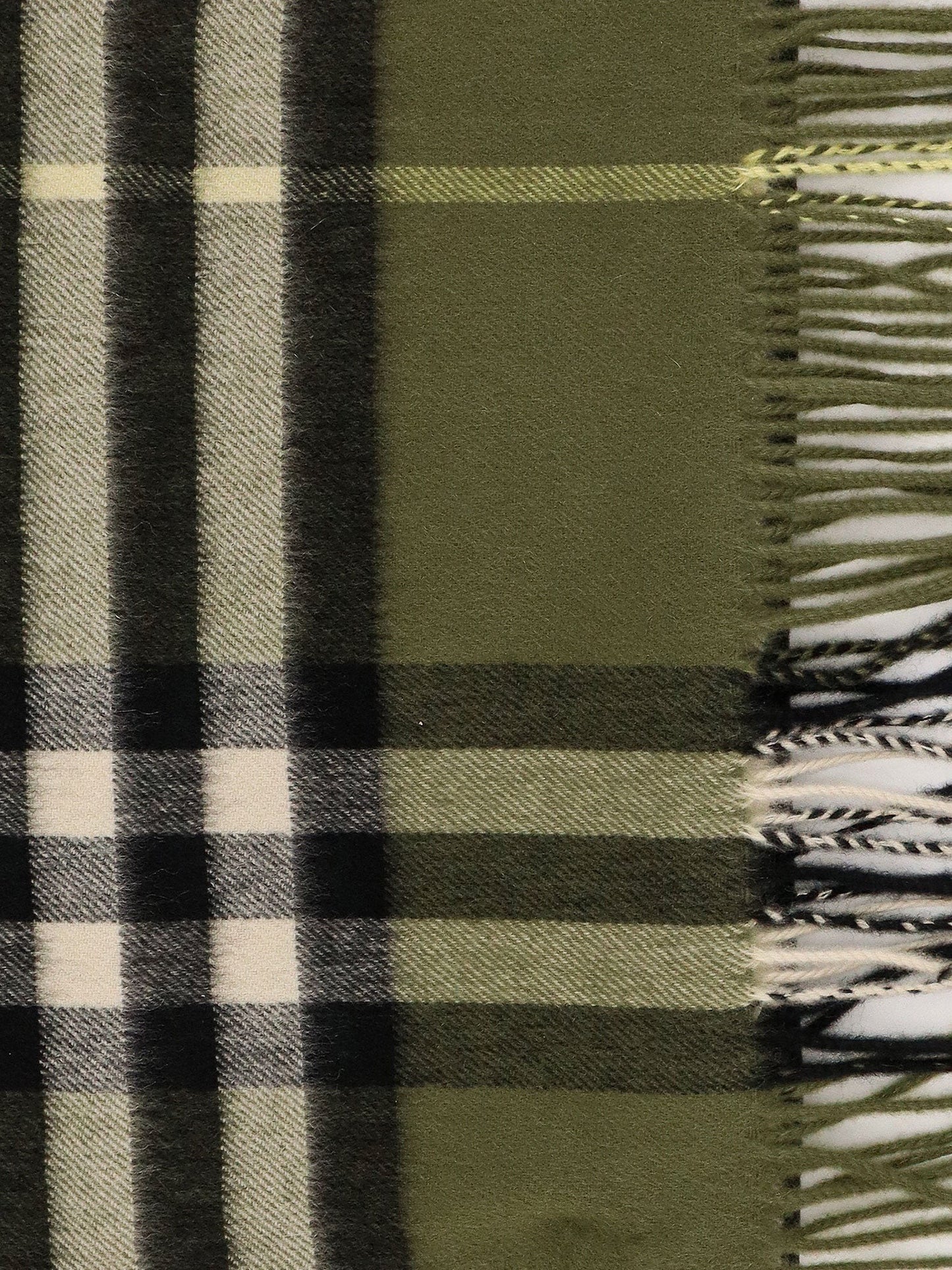 Burberry Giant Check cashmere scarf