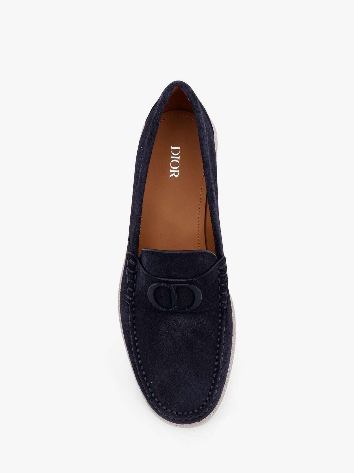 Dior Granville suede loafers with monogram