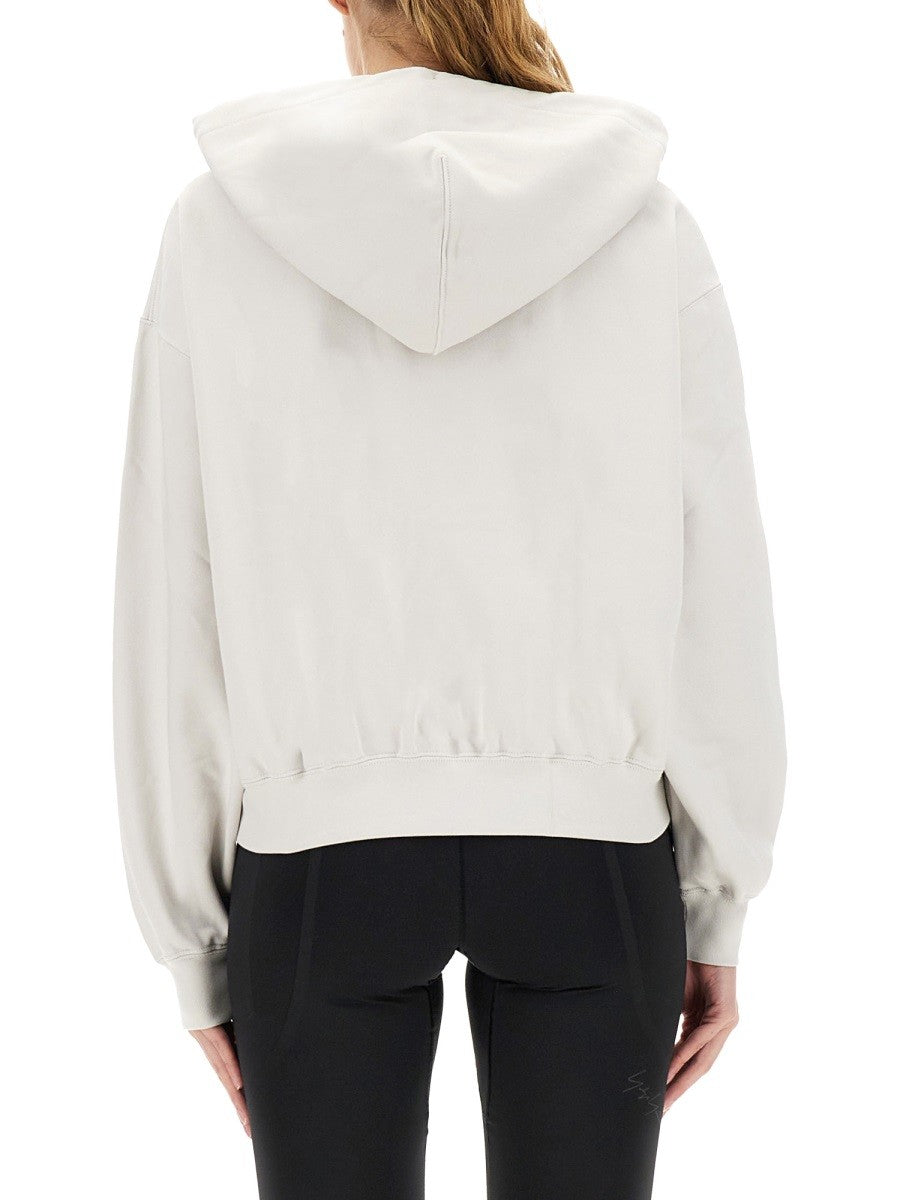 Y - 3 HOODED SWEATSHIRT WITH LOGO
