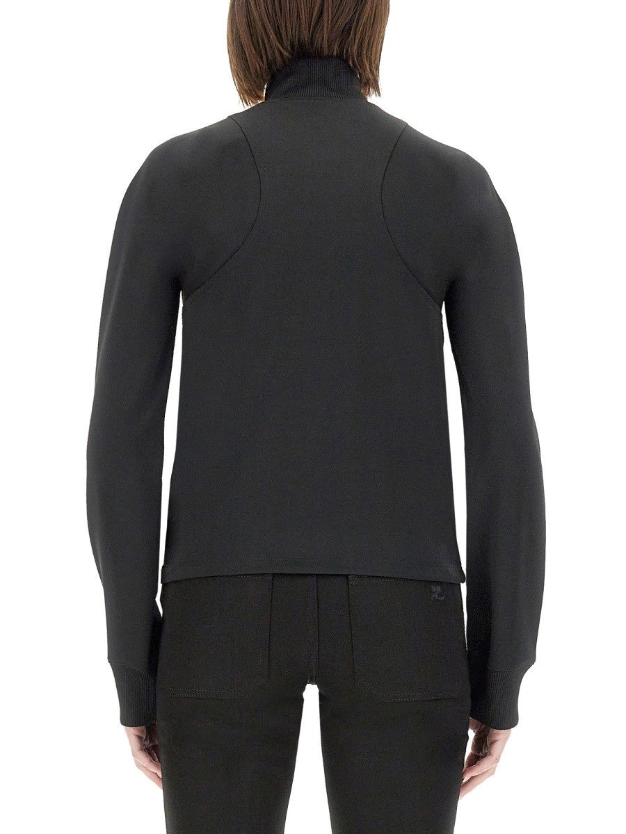 COURREGES INTERLOCK SCUBA JACKET