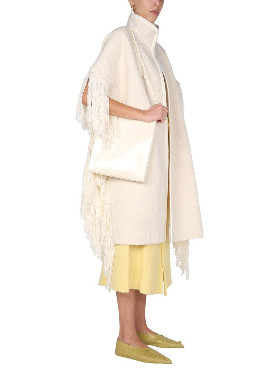 JIL SANDER JACQUARD CAPE