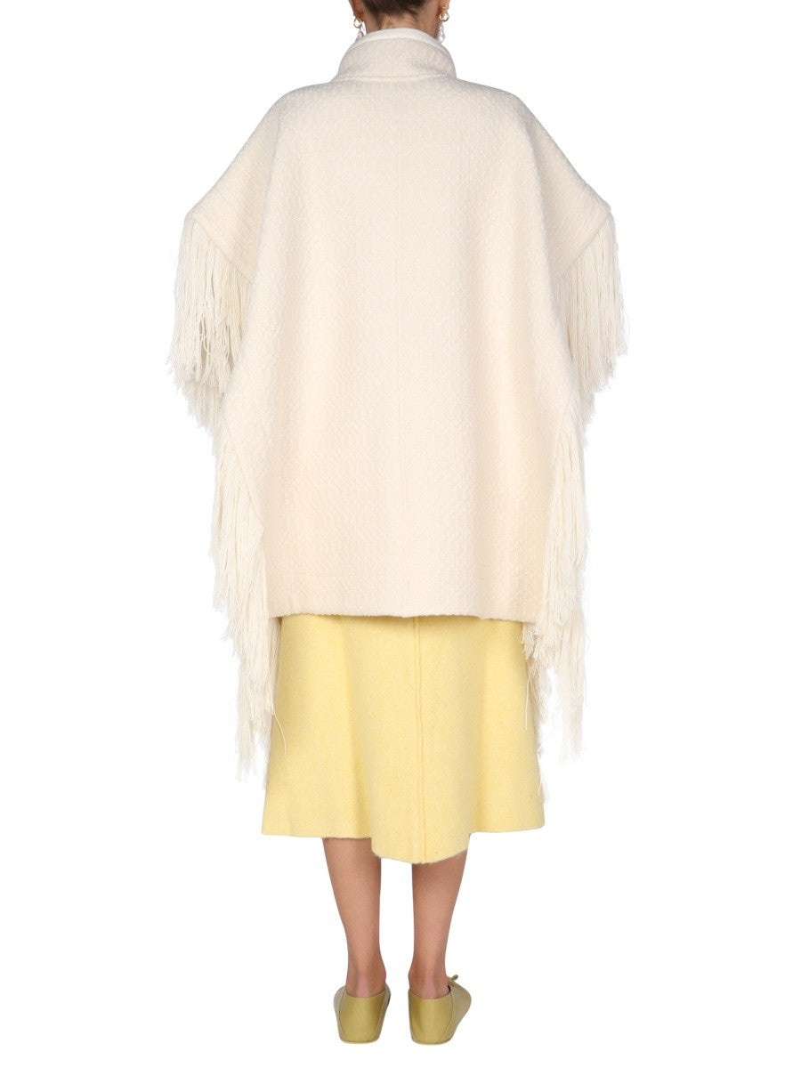 JIL SANDER JACQUARD CAPE