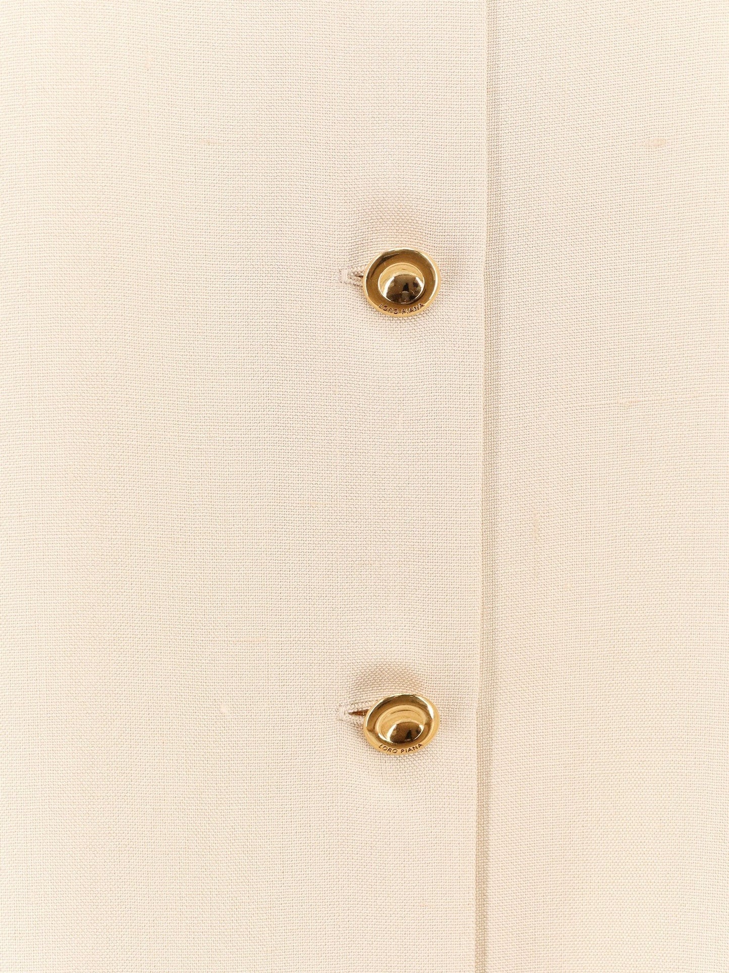 LORO PIANA Janice silk shirt with buttons on the back