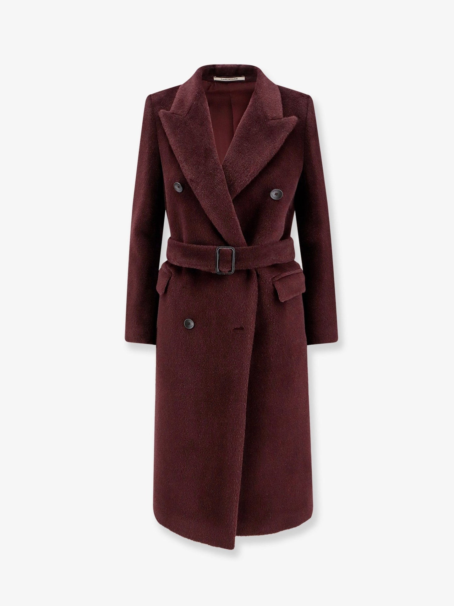 Tagliatore Jole double-breasted alpaca and wool coat