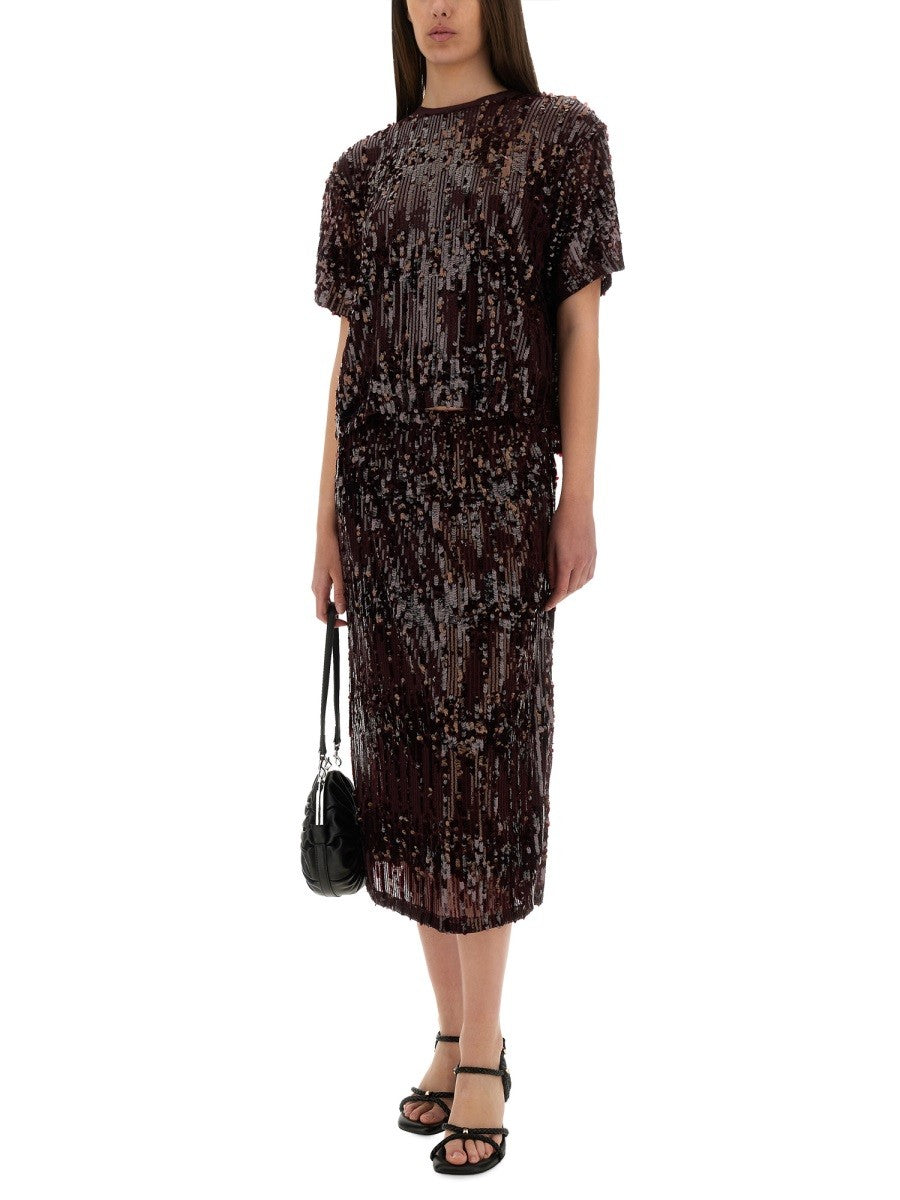 BAUM UND PFERDGARTEN "JULI" TOP WITH SEQUINS