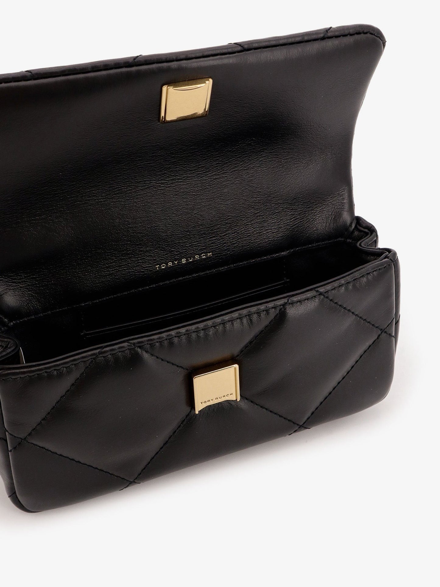 Tory Burch Kira leather wallet with shoulde strap