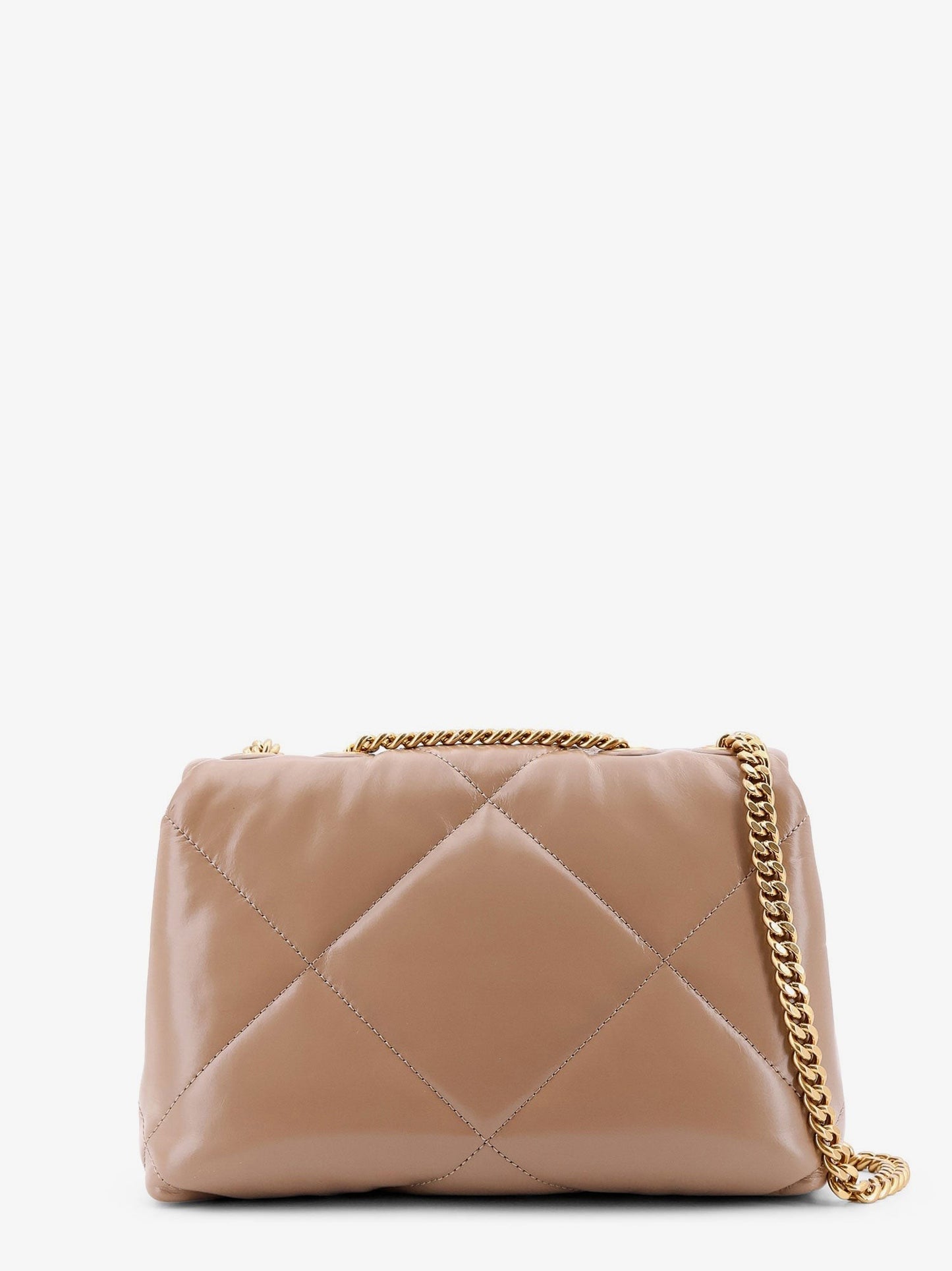 Tory Burch Kira matelassé leather shoulder bag with metal logo